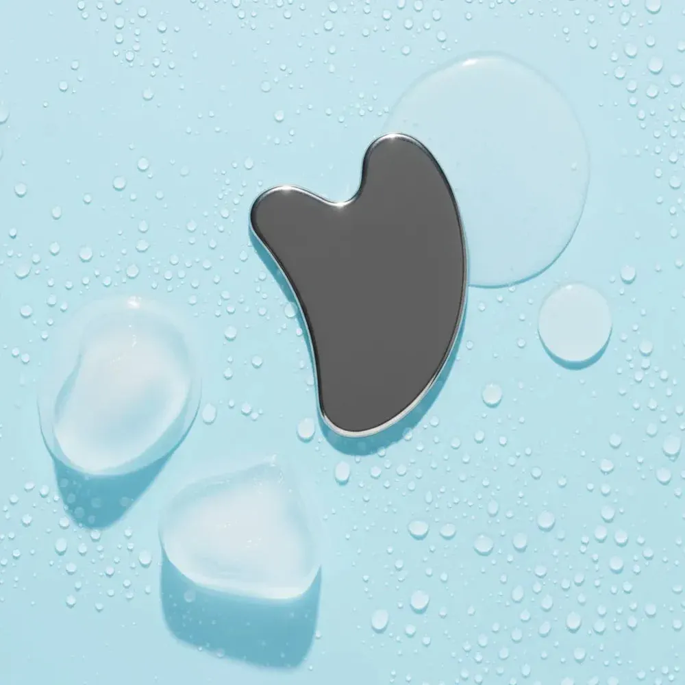 Gua Sha Oțel Inoxidabil – Sculpting Facial și Drenaj Limfatic Natural