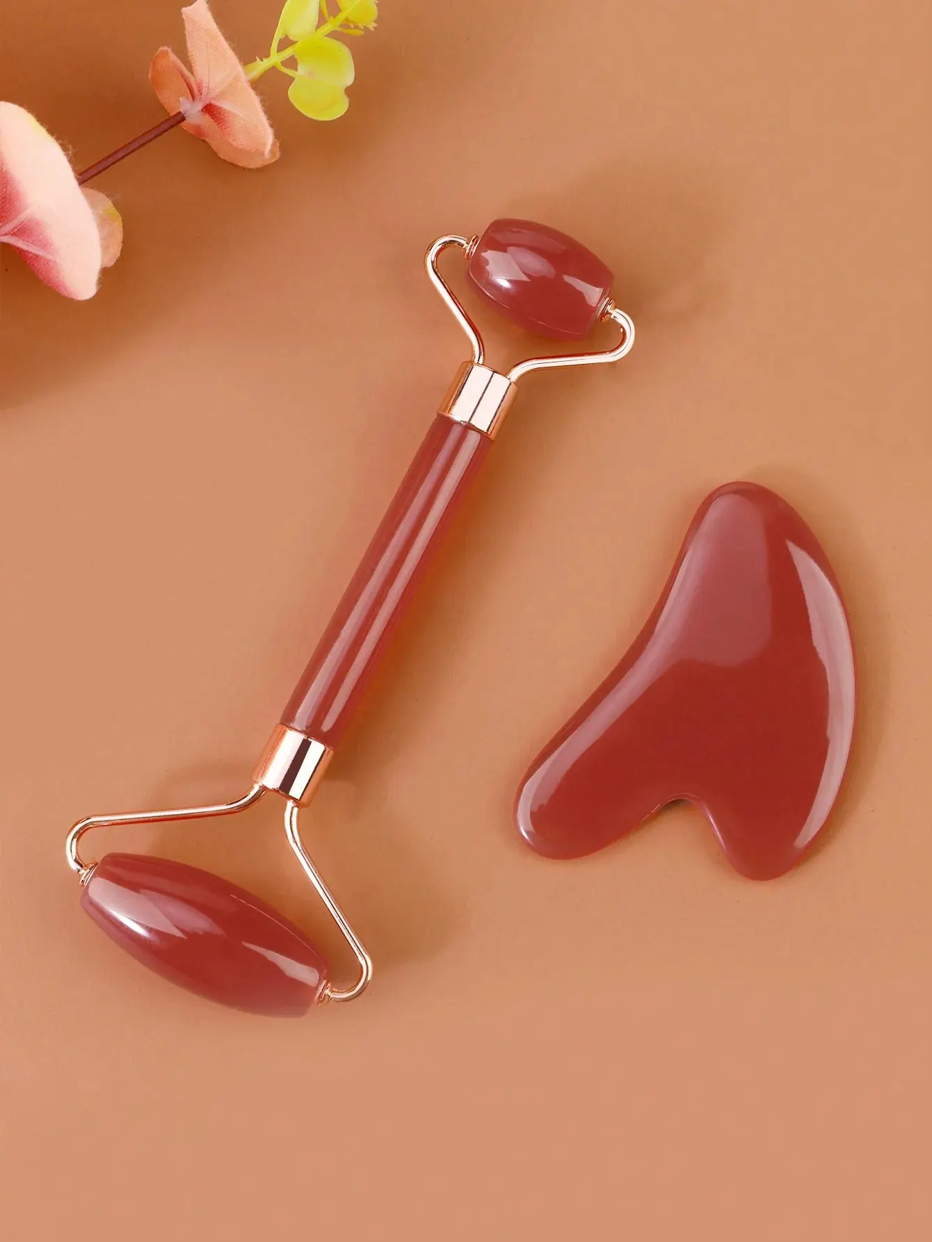 Roller & Gua Sha – Set Ritual Masaj Facial Zilnic