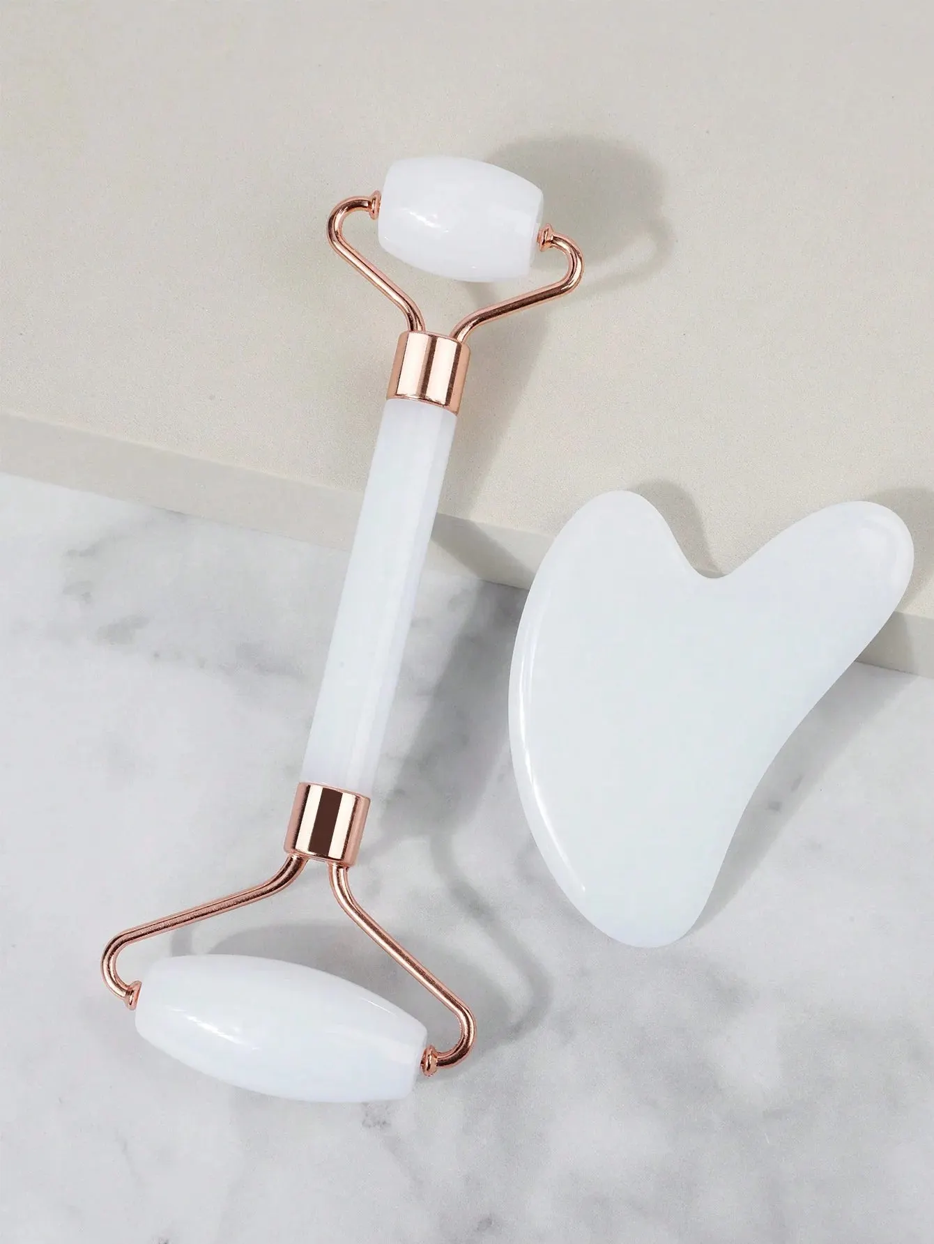 Roller & Gua Sha – Set Ritual Masaj Facial Zilnic
