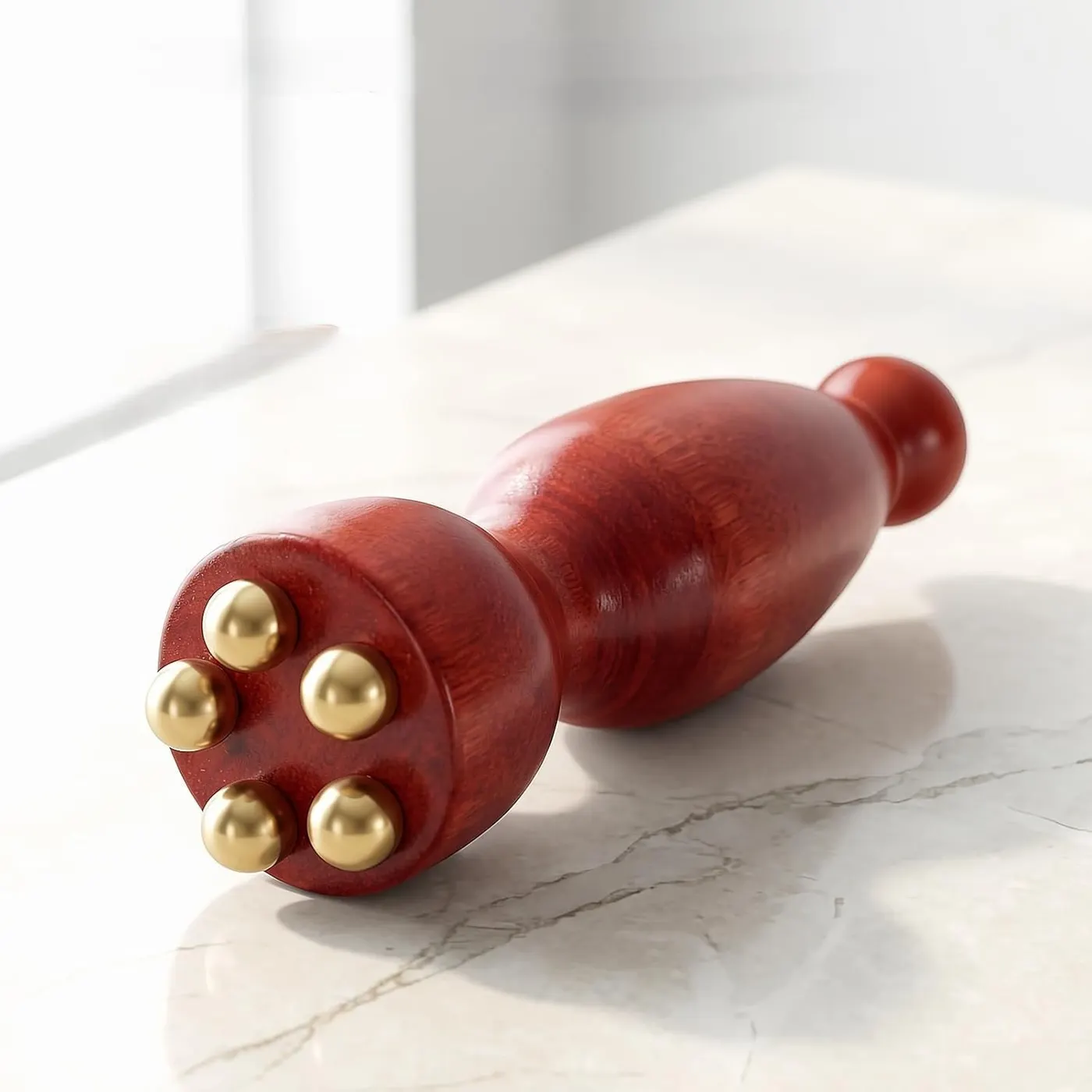 Masaj Facial cu Roller din Cupru – Efect Lifting și Drenaj Limfatic Zilnic